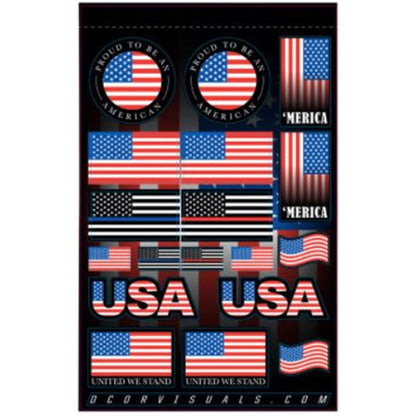 D'Cor Decal Sheet - USA [MPN: 40-90-120]_729003
