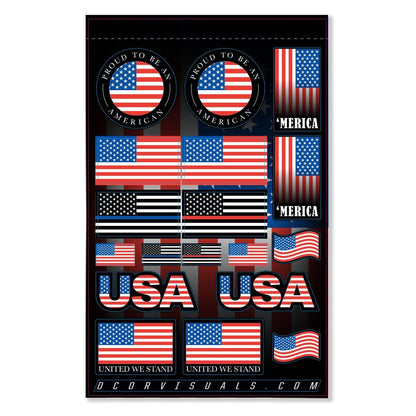 D'Cor Decal Sheet - USA [MPN: 40-90-120]_1009482