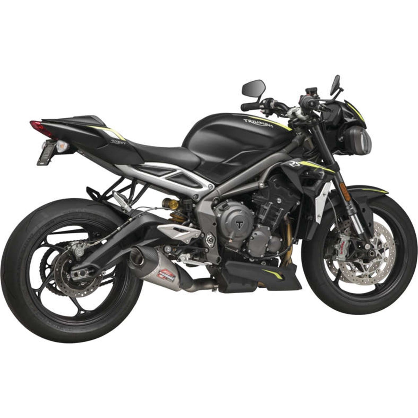 Yoshimura Street Slip-On AT2 Works Finish Stainless Steel Carbon Fiber End Cap 19680BP521_986309