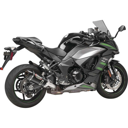 Yoshimura Exhaust Street Alpha Slip-On SS/CF for Kawasaki 14161BP220_984061