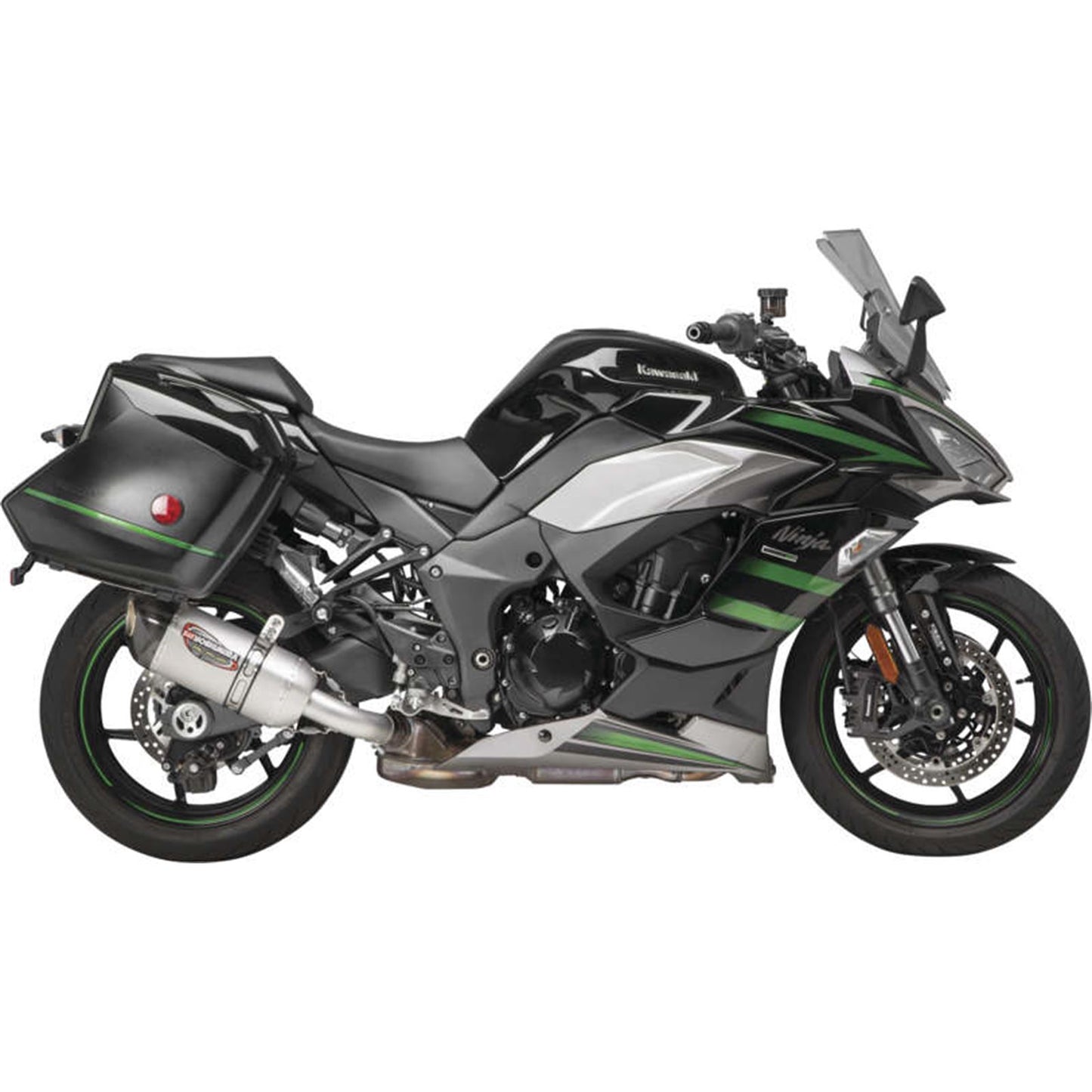 Yoshimura Alpha Slip-On Exhaust - Stainless Steel with Carbon Fiber End Cap 14161BP520_982386
