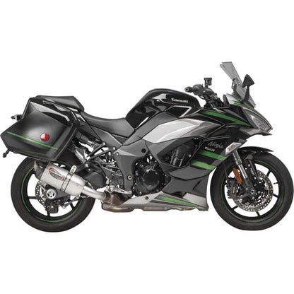 Yoshimura Alpha Slip-On Exhaust - Stainless Steel with Carbon Fiber End Cap 14161BP520_982386