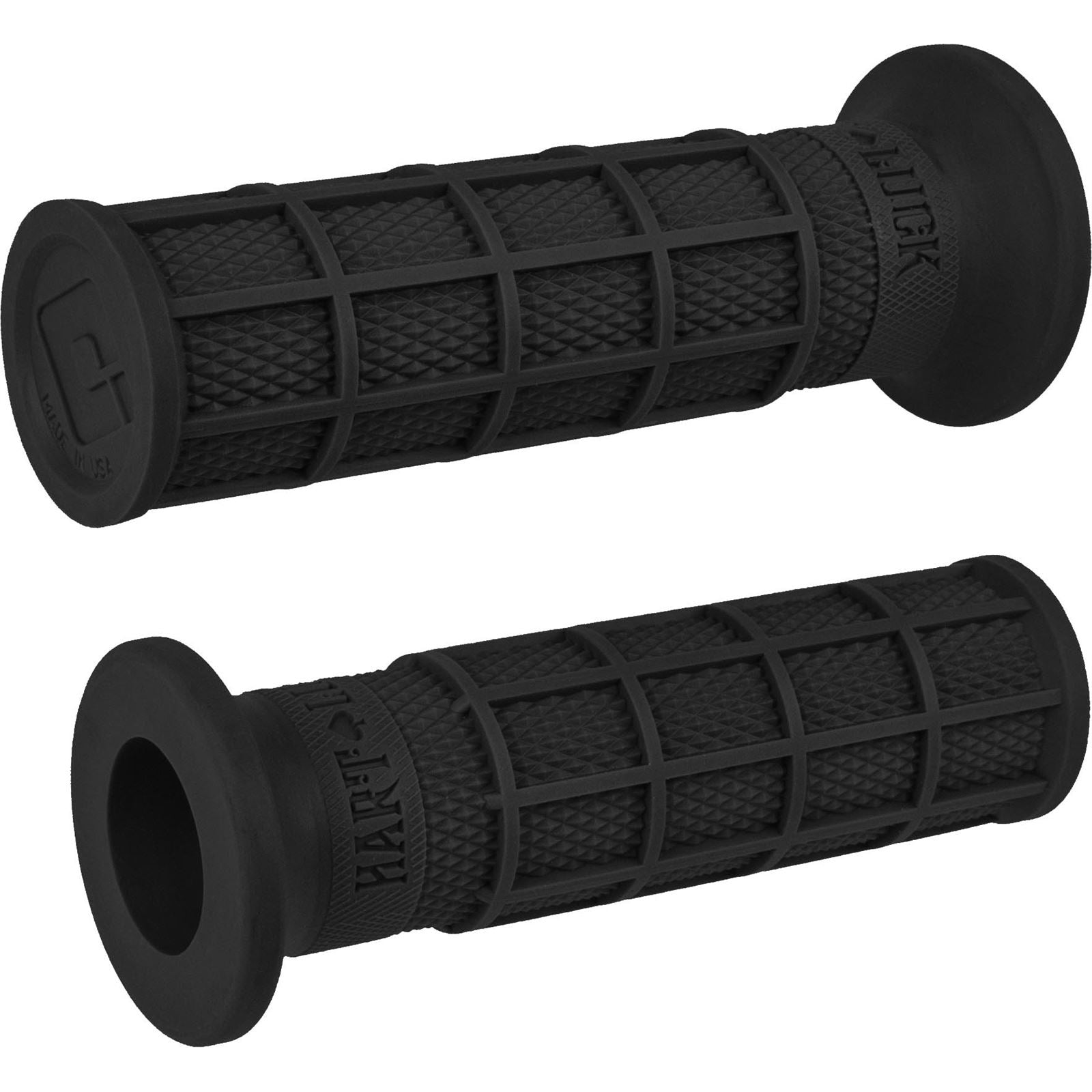 ODI Hart-Luck Signature Full-Waffle Slip-On Grips, Black [MPN: V02FWB]_1003070