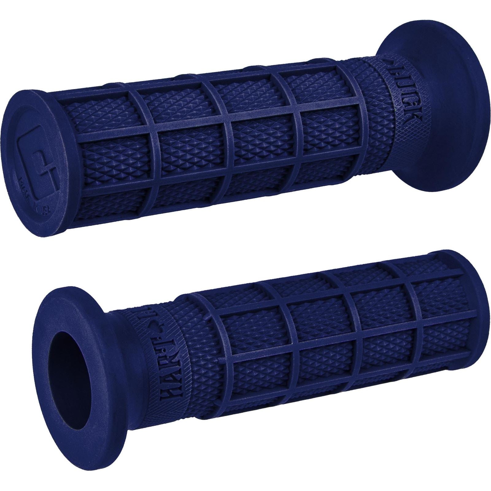 ODI Hart-Luck Signature Full-Waffle Slip-On Grips, Blue [MPN: V02FWDU]_1003073