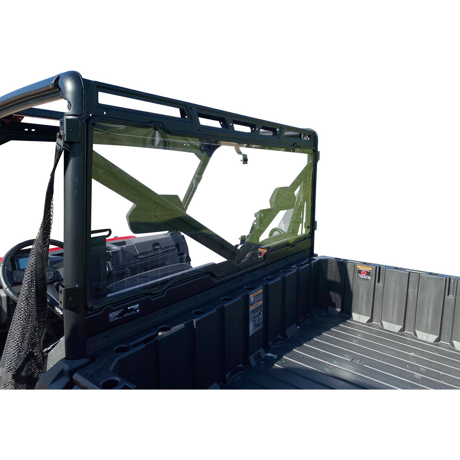 Open Trail Rear Windshield for Polaris Ranger XP/Crew - Clear  V000161-12200T_1004542