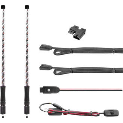 XKGlow 2nd Gen LED Whip Light Kit - Dual - 32" XK-WHIPC-ADV_995548