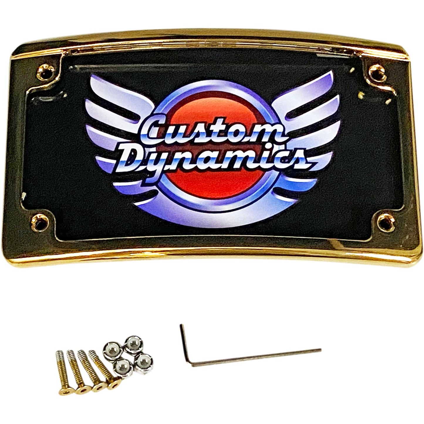 Custom Dynamics LED License Plate Frame - Gold LPF-RAD-G-LP_1051854