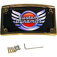 Custom Dynamics LED License Plate Frame - Gold LPF-RAD-G-LP_1051854