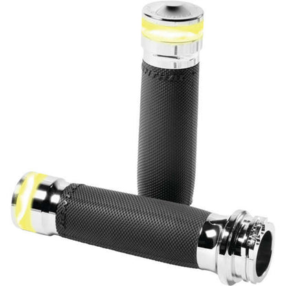 Performance Machine Vision Series Contour LED Turn Signal Grips 0063-2101M-CH_995180