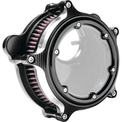 Performance Machine Vision Air Cleaner - Contrast Cut - M8 0206-2156-BM_981056