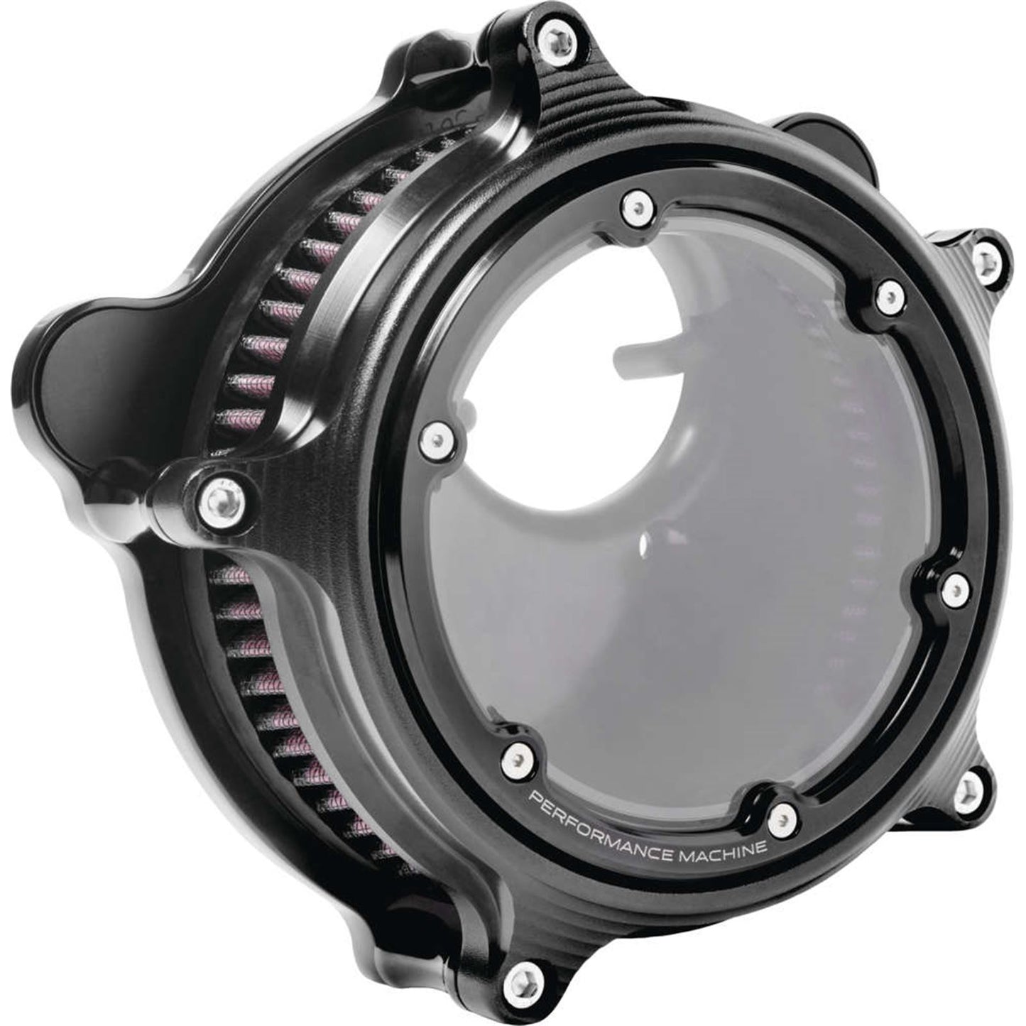 Performance Machine Vision Air Cleaner - Black Ops - Touring/Softail 0206-2158-SMB_986691