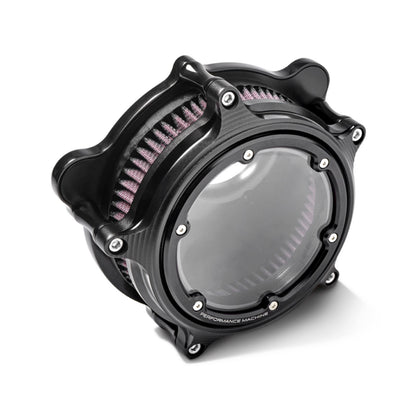 Performance Machine Vision Air Cleaner - Black Ops - Touring/Softail 0206-2158-SMB_1462469