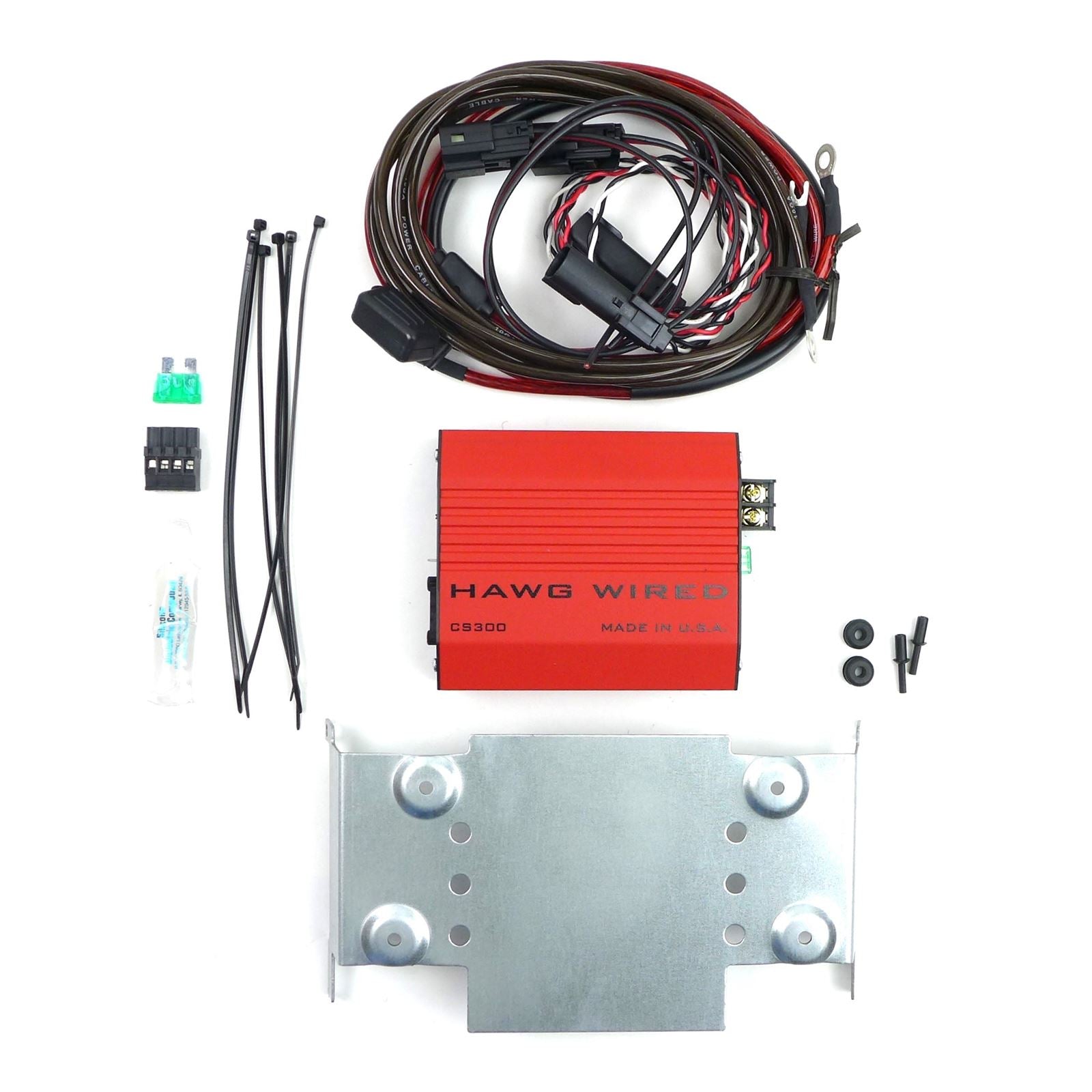 Hawg Wired Competition Series 300-Watt Amp Kit fits Harley-Davidson FLHX/FLTR '14-20 CS300R_1443291