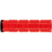 Oury Single-Sided Lock-On Grips - 135mm - Candy Red - Pair [MPN: OSLOOG50]_1089798