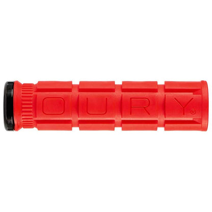 Oury Single-Sided Lock-On Grips - 135mm - Candy Red - Pair [MPN: OSLOOG50]_1117046