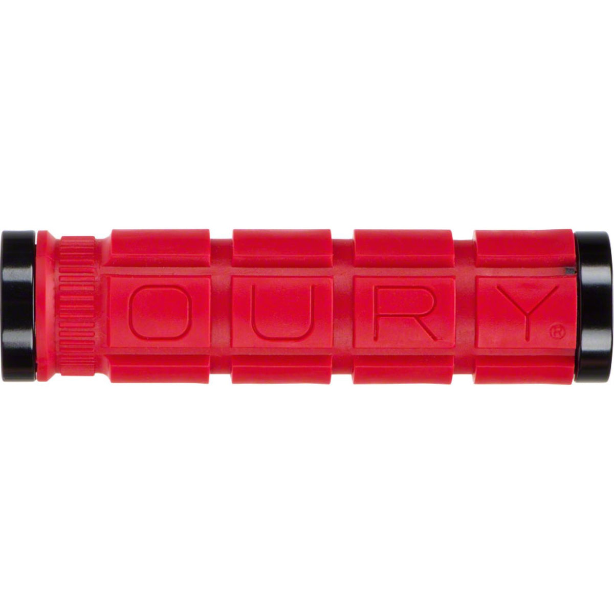 Oury Lock-On Grips - 127mm - Red - Pair [MPN: ODLOOG50]_1230283