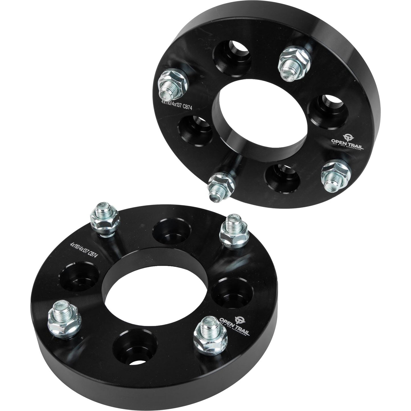 Open Trail Wheel Spacer Adapter 1" 4/110 TO 4/137 12mm X 1.5mm [MPN: AC-06687BK]_1089801