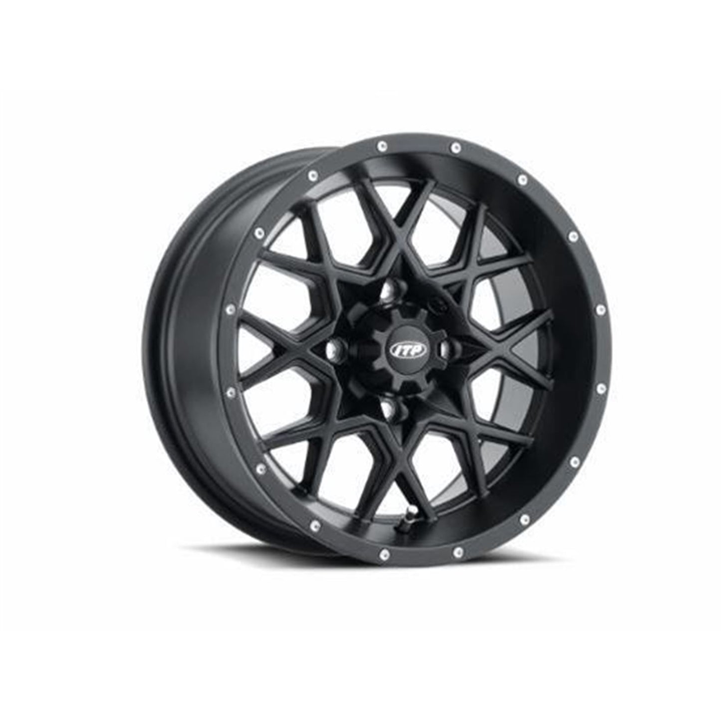 ITP Hurricane Alloy Aluminum Wheel - Black 1228632404B_1547537