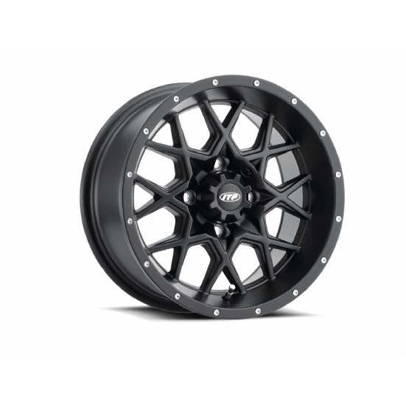 ITP Hurricane Alloy Aluminum Wheel - Black 1228632404B_1547537