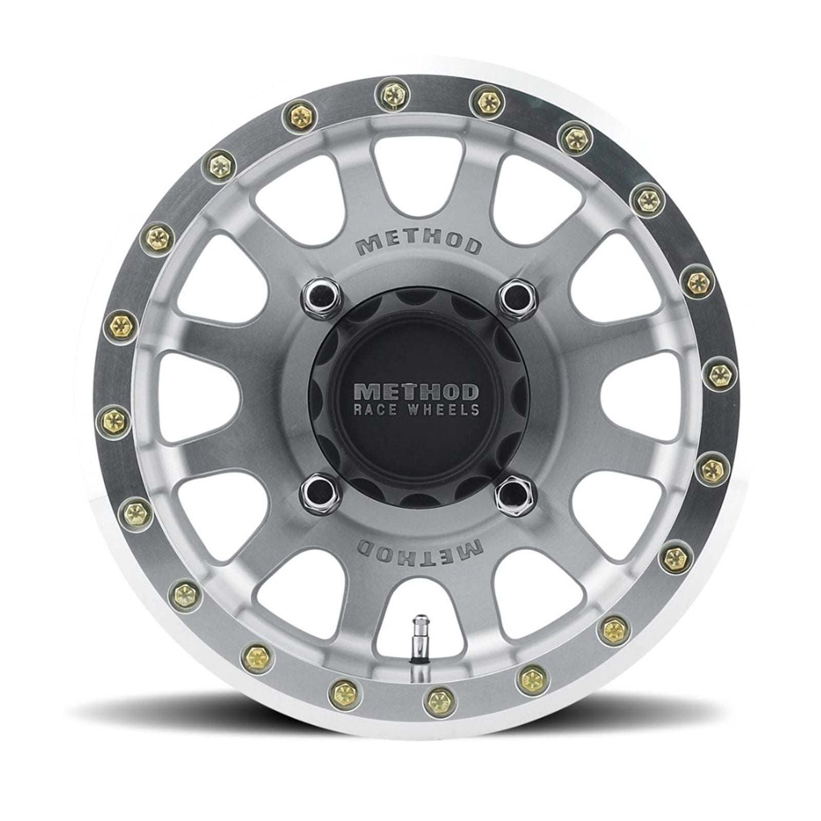 Method Race Wheels 401 Beadlock Wheels - 14x7, 5+2, 4/136, Machined [MPN: MR40147047352B]_883607