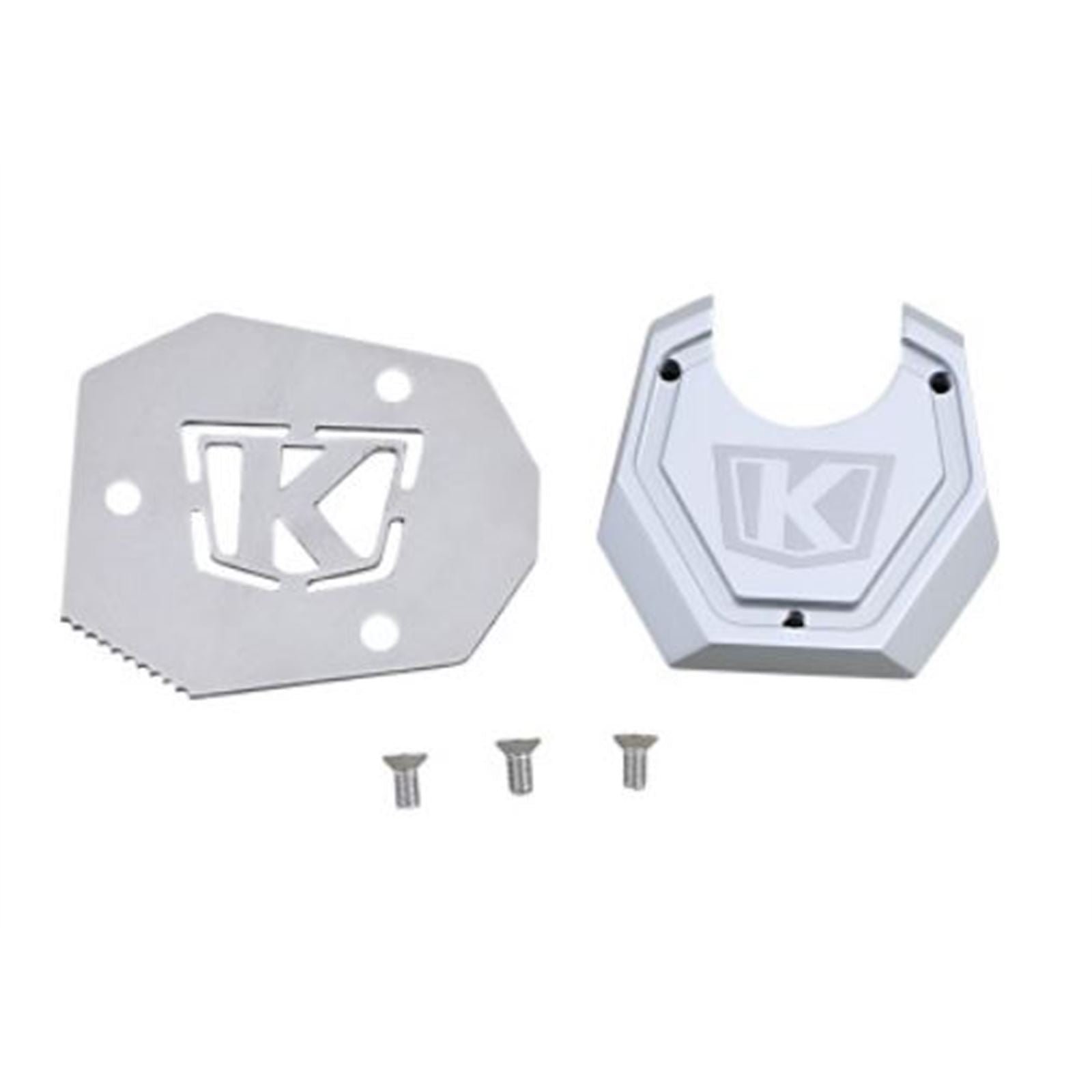 Kuryakyn Kickstand Pad - Silver for BMW 3839_683521