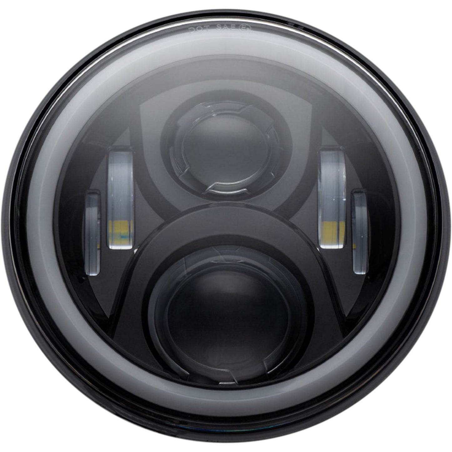 Custom Dynamics Headlamp - 7" - LED - Black CD-7-13-B_1052014