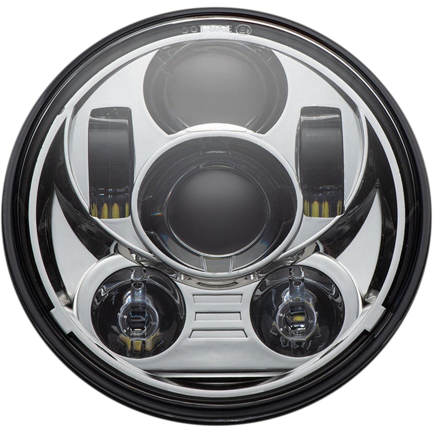 Custom Dynamics Headlamp - 5.75" - LED - Chrome CD-575-C_1051971