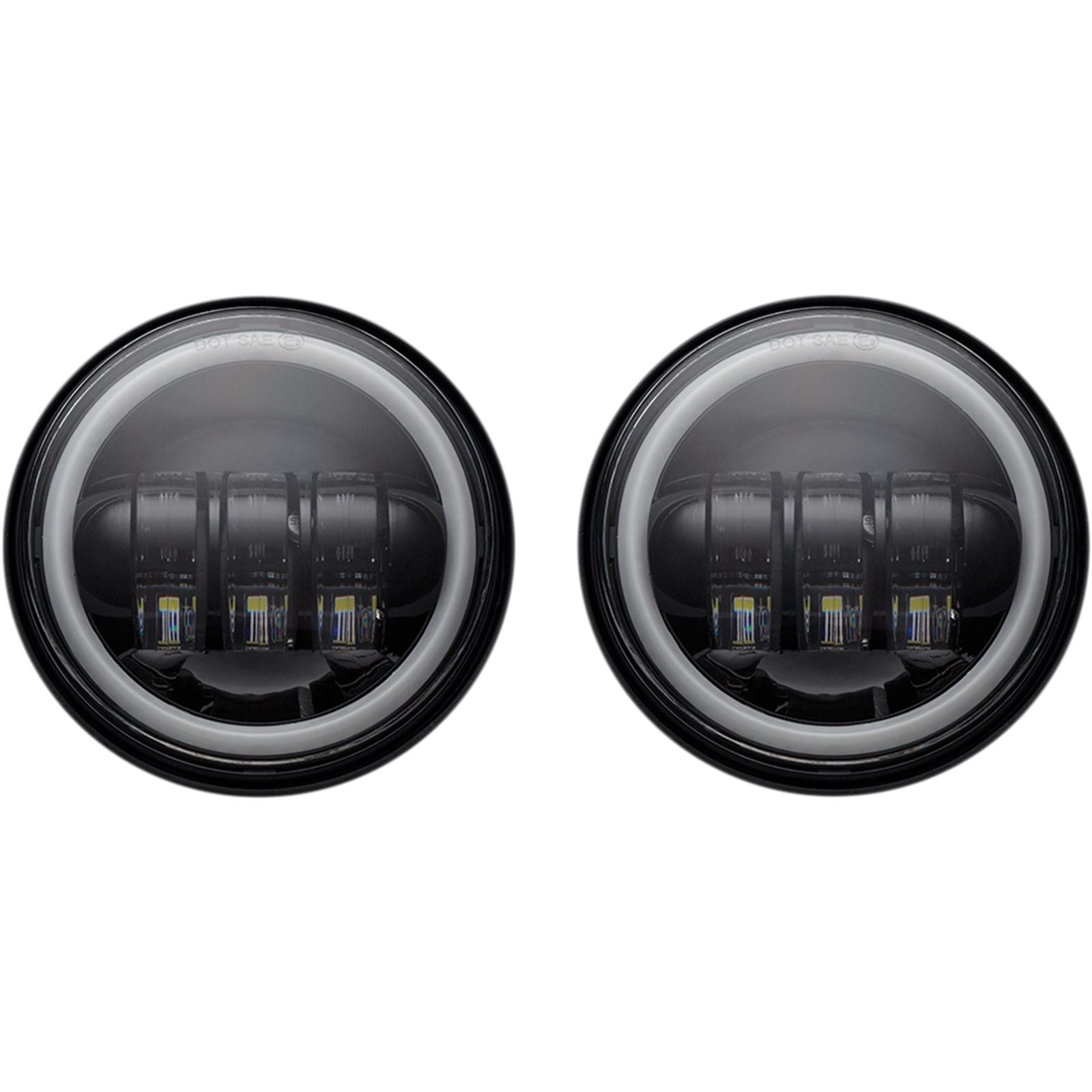 Custom Dynamics 4.5" Passing Lamps with Halo - Black CD-45-B_1051972