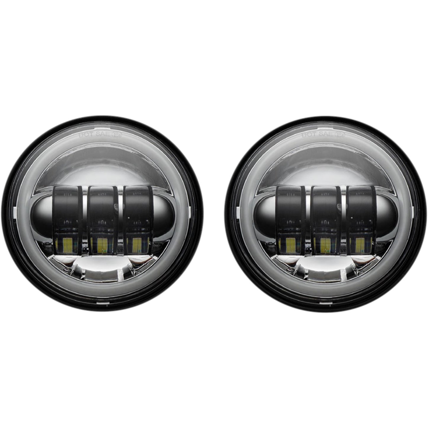 Custom Dynamics 4.5" Passing Lamps with Halo - Chrome CD-45-C_1051973