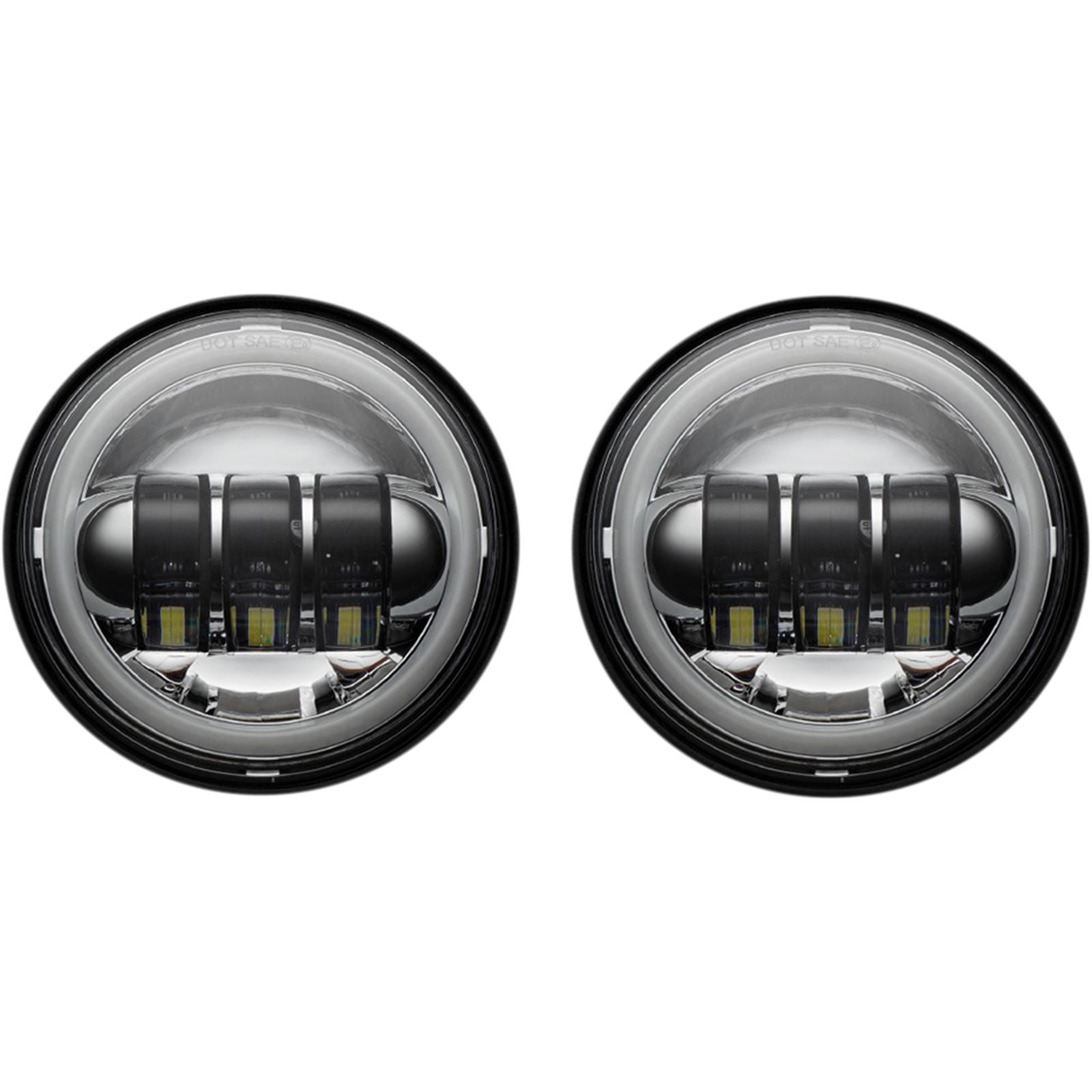 Custom Dynamics 4.5" Passing Lamps with Halo - Chrome CD-45-C_1051973