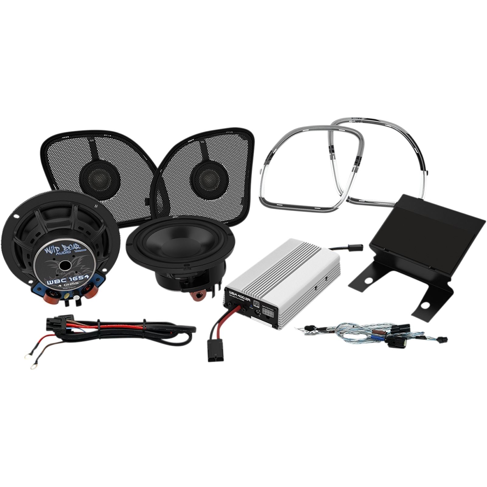 Wildboar Audio 400W Amp/Speaker Kit - FLT WBARG KIT.2R_1051978