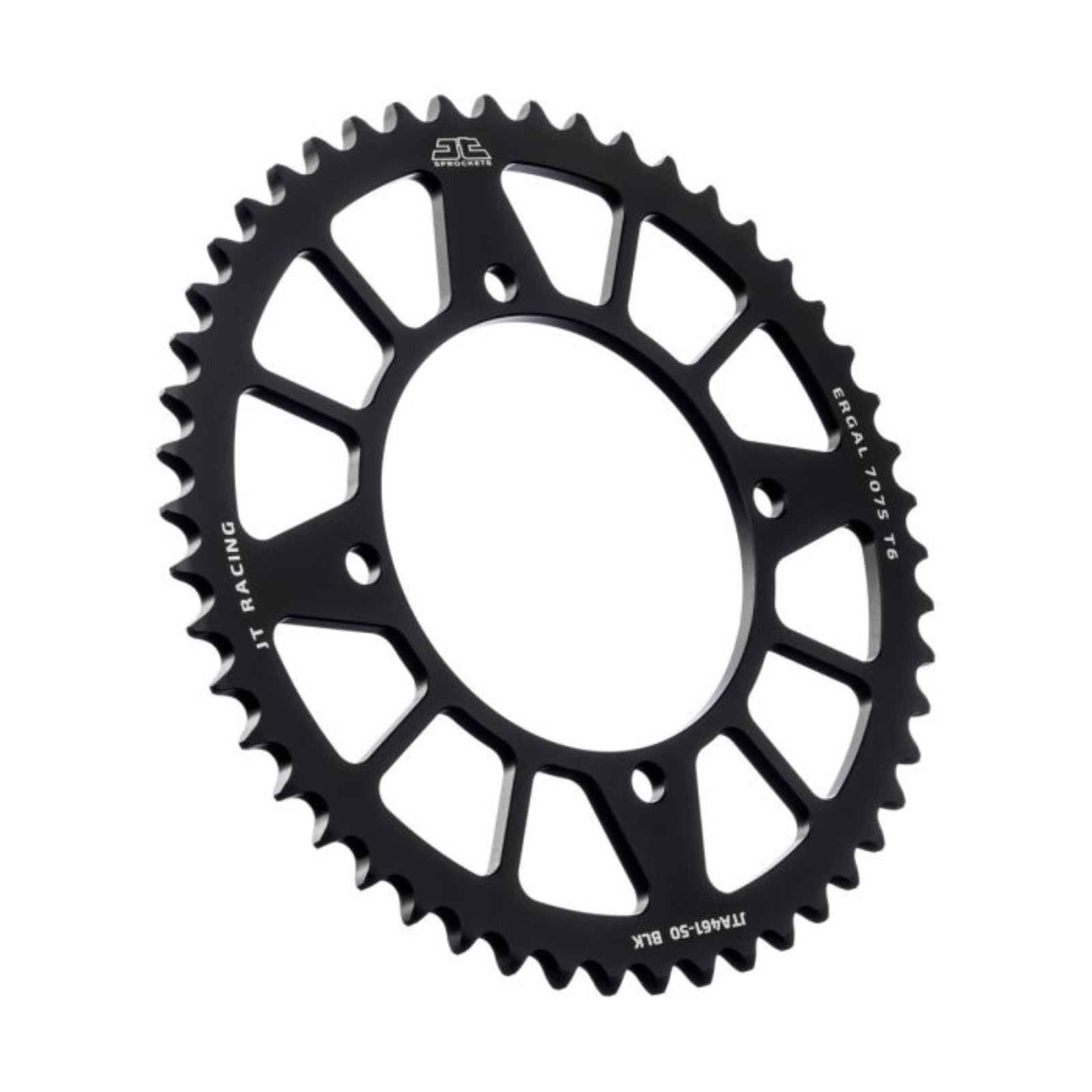 JT Sprockets Rear Racelite Sprocket - Aluminum 50T-420 Black for Kawasaki/Suziki JTA461.50BLK_1174637
