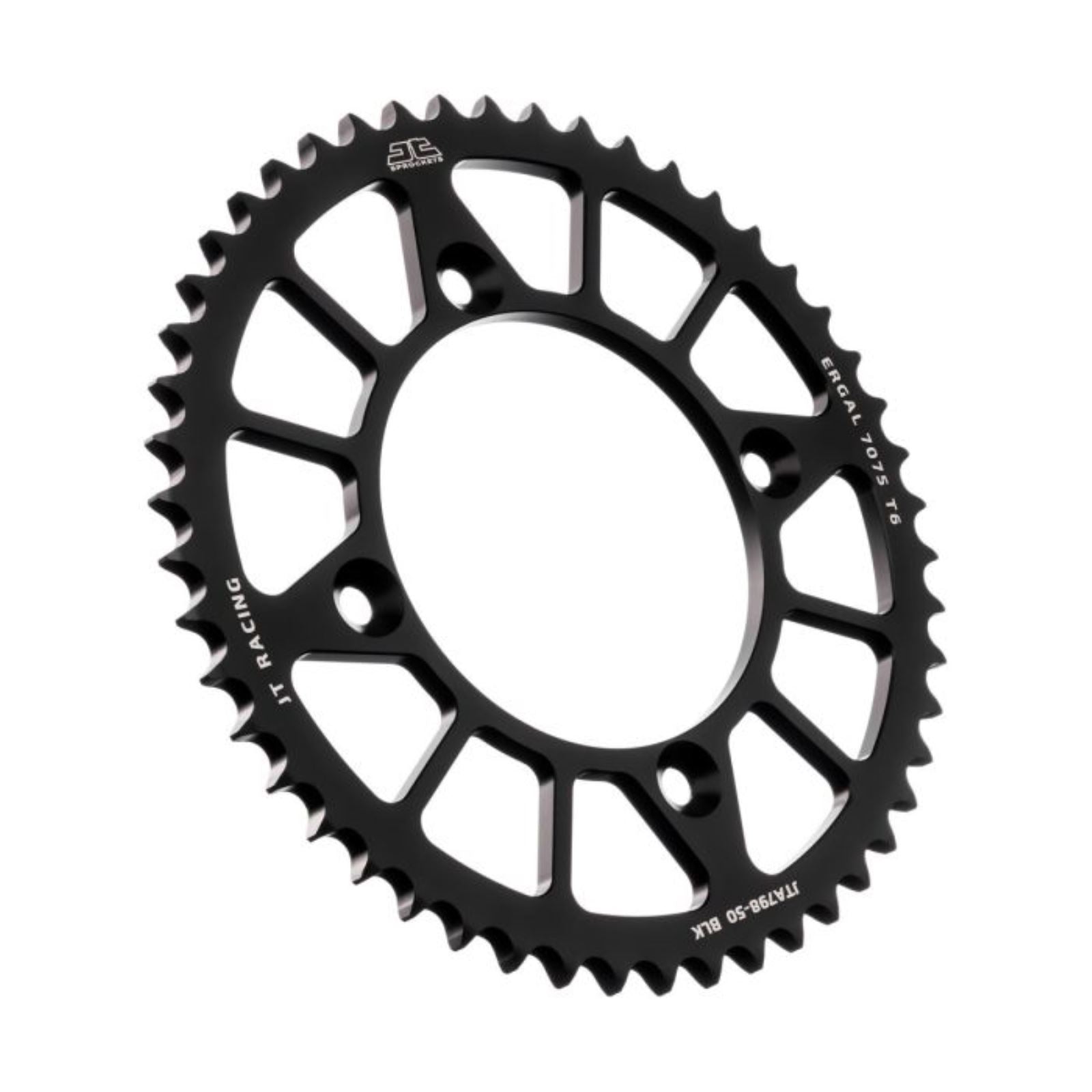 JT Sprockets Rear Racelite Sprocket - Alum - 50T-428 Black for Suzuki/Yamaha JTA798.50BLK_1368418
