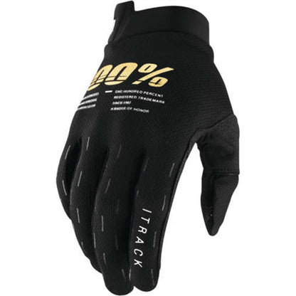 100% Youth I-Track Gloves - Black - Medium 10015-001-05_989541