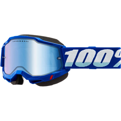 100% Accuri 2 Snow Goggles - Blue with Blue Mirror Lens 50223-650-02_1367705
