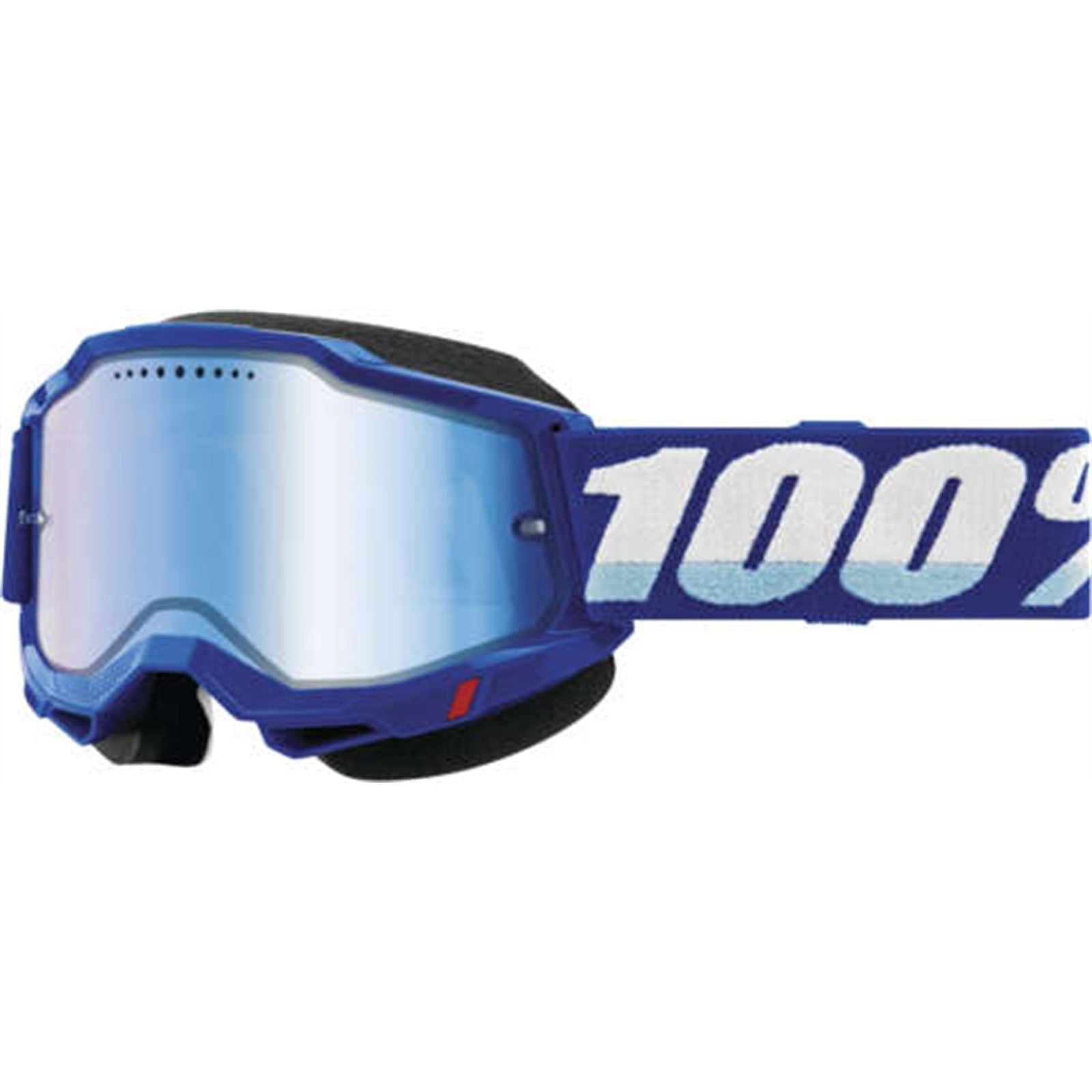 100% Accuri 2 Snow Goggles - Blue with Blue Mirror Lens 50223-650-02_995298