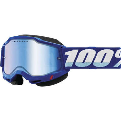 100% Accuri 2 Snow Goggles - Blue with Blue Mirror Lens 50223-650-02_995298