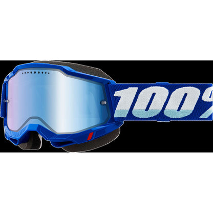 100% Accuri 2 Snow Goggles - Blue with Blue Mirror Lens 50223-650-02_775543