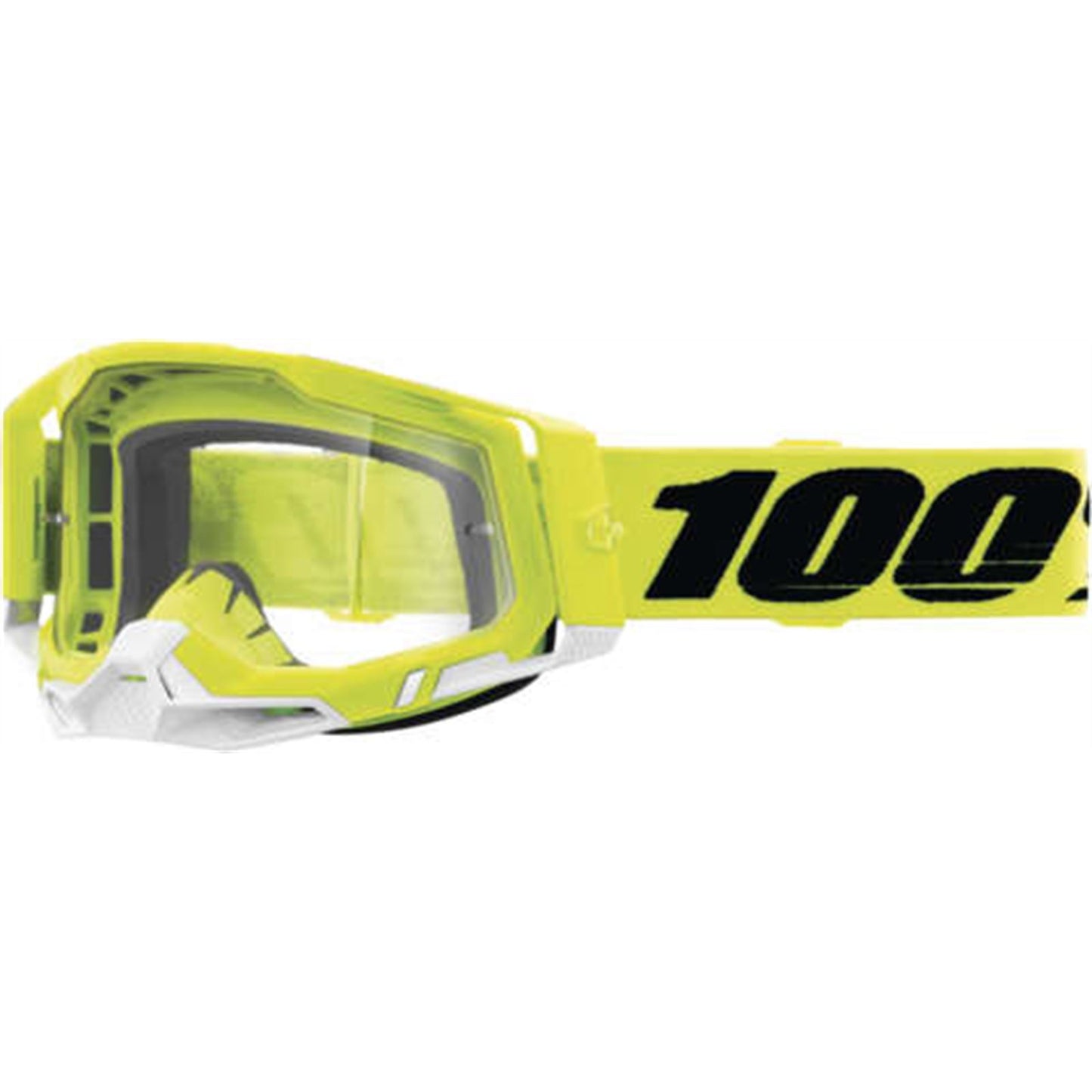 100% Racecraft 2 Goggles - Fluo Yellow - Clear 50121-101-04_993642