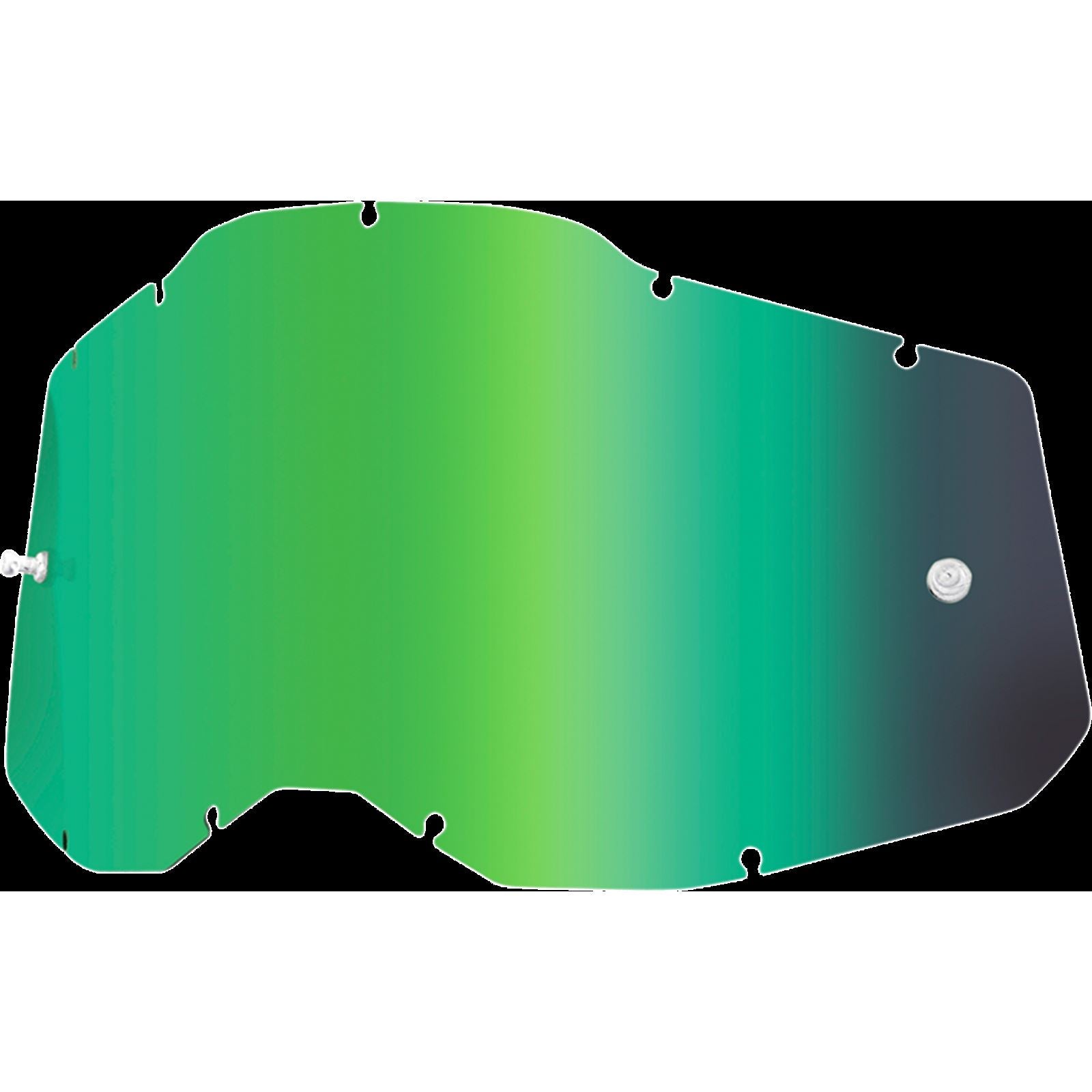 100% Accuri 2/Racecraft 2/Strata 2 Lens - Green Mirror 51008-260-01_775856