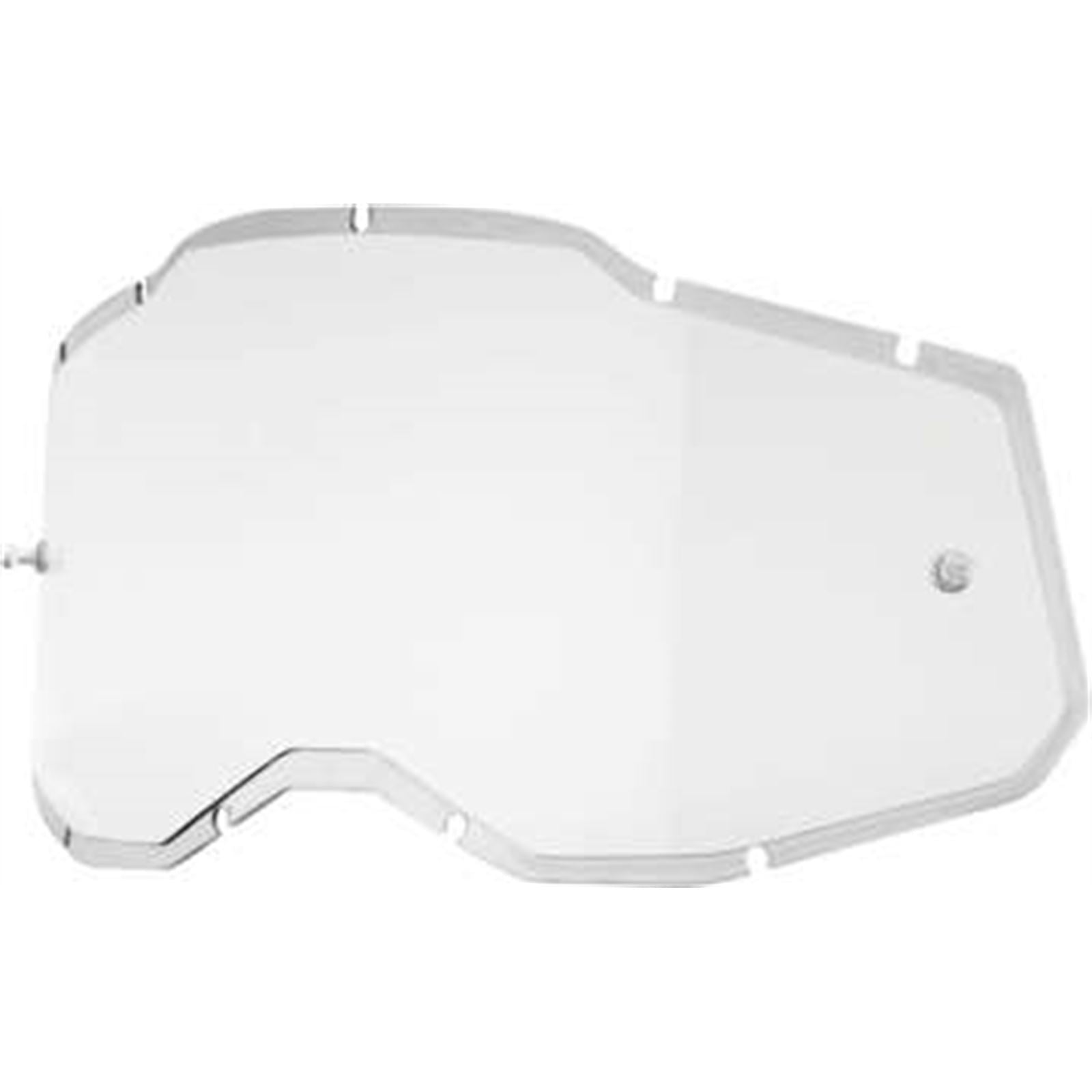 100% Accuri 2/Racecraft 2/Strata 2 Lens - Injected Clear 51008-301-01_988538