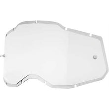 100% Accuri 2/Racecraft 2/Strata 2 Lens - Injected Clear 51008-301-01_988538