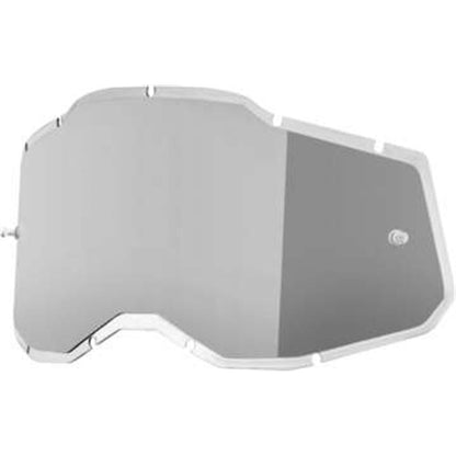 100% Accuri 2/Racecraft 2/Strata 2 Lens - Injected Silver 51008-304-01_988845