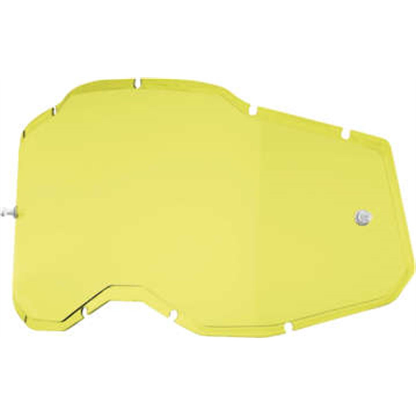100% Accuri 2/Racecraft 2/Strata 2 Lens - Injected Yellow 51008-308-01_986319