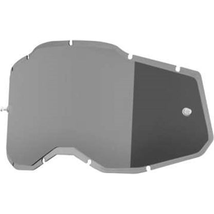 100% Accuri 2/Racecraft 2/Strata 2 Lens - Injected Silver Mirror 51008-352-01_991239