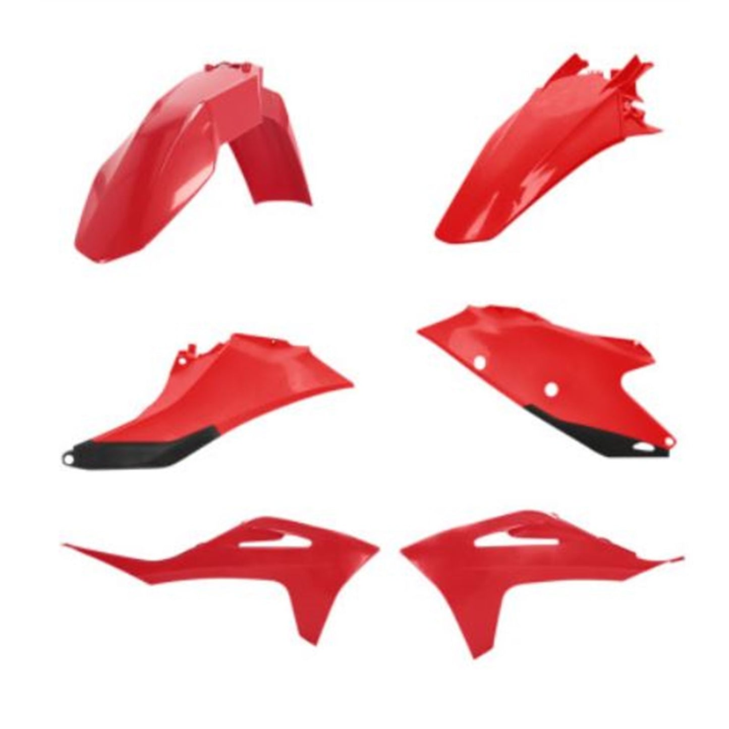 Acerbis Standard Replacement Body Kit - Red/Black - GasGas 2872801018_734200