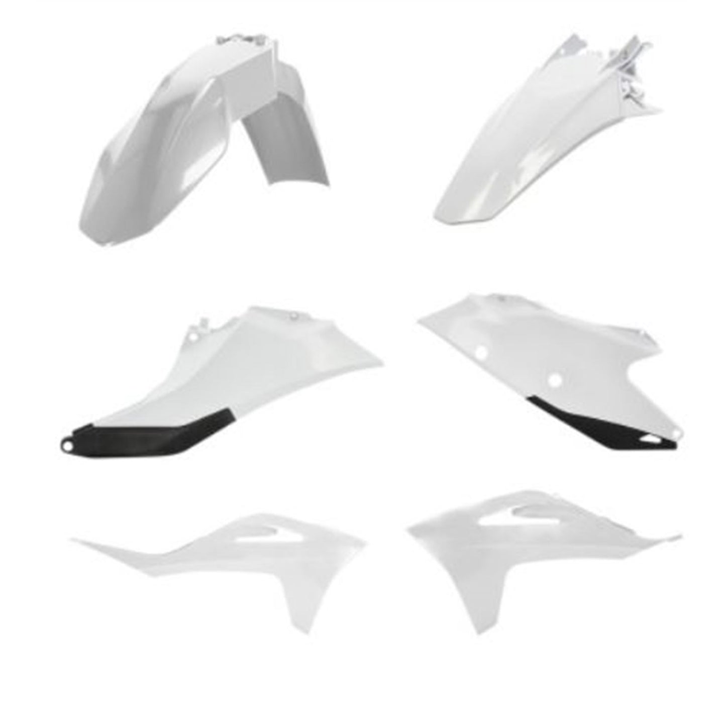 Acerbis Standard Replacement Body Kit - White/Black - GasGas 2872801035_734201