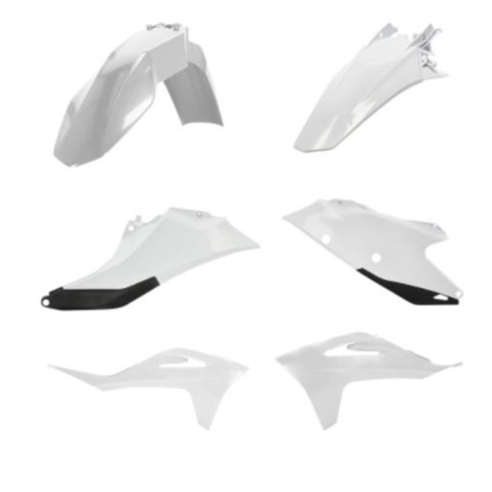 Acerbis Standard Replacement Body Kit - White/Black - GasGas 2872801035_734201