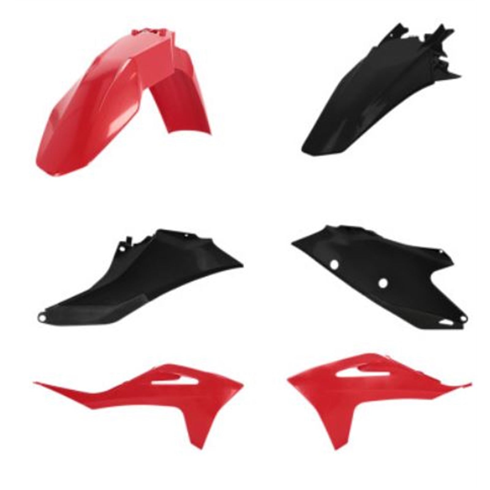 Acerbis Standard Replacement Body Kit - Red/Black - GasGas 2872781018_734204