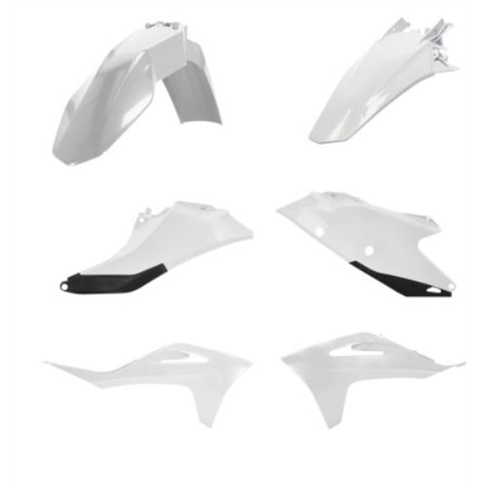 Acerbis Standard Replacement Body Kit - White/Black - GasGas 2872781035_734206